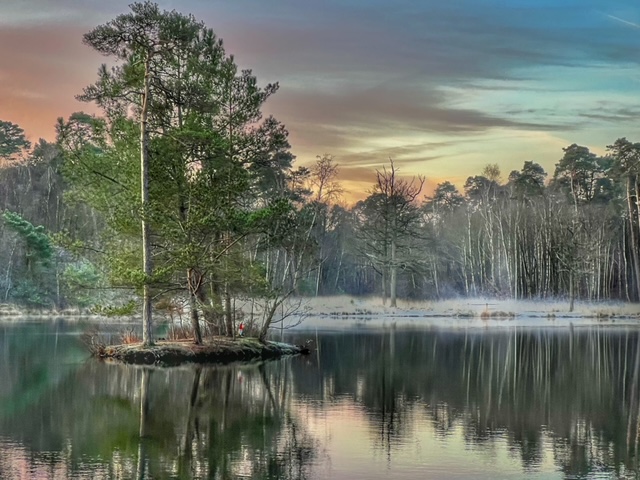 Merel de Nijs Oisterwijk Zonsondergang februari